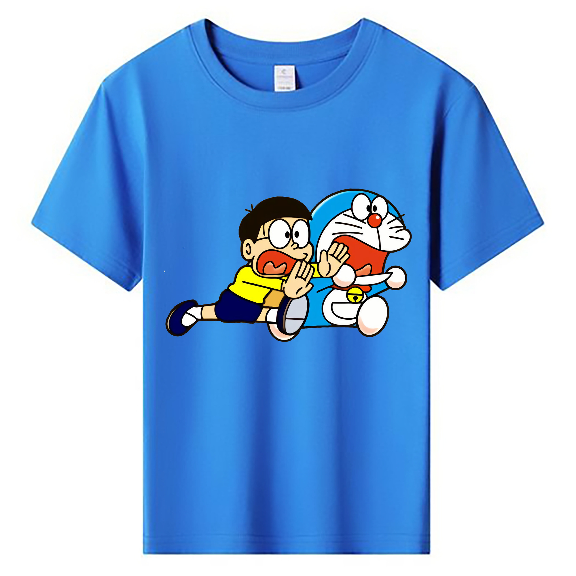 （画像用） ドラえもん Doraemon 綿100％キッズTシャツ（フロントプリント）